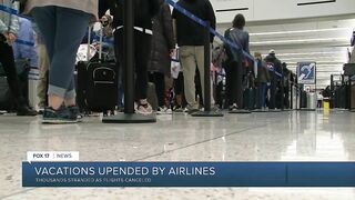 Spring break travel problems plague West Michiganders