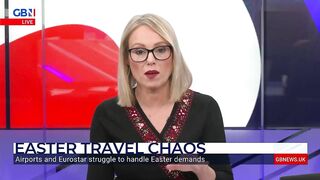 Easter TRAVEL CHAOS wrecks British holidaymakers' plans as more than 100 flights are CANCELLED!