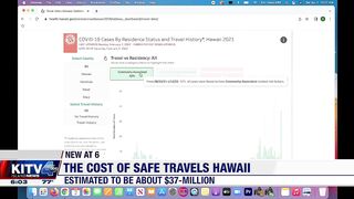 Hawaii Safe Travels program estimated to have cost $37-million