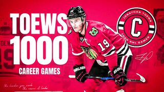 1,000 Games of Jonathan Toews | Chicago Blackhawks