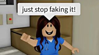 When you go to your school nurse (meme) ROBLOX