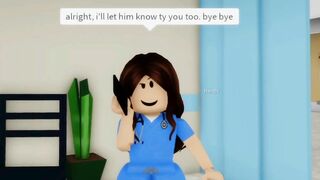 When you go to your school nurse (meme) ROBLOX