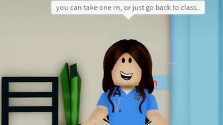 When you go to your school nurse (meme) ROBLOX