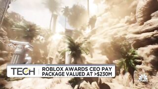 Roblox awards CEO pay package valued at $233 million dollars on long-term stock awards