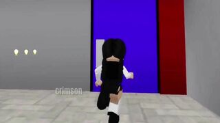 “When a Karen caught you on the school hallway” | Brookhaven Meme (Roblox)