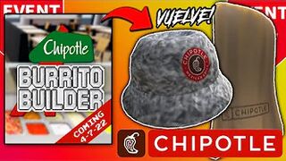 VUELVE EVENTO DE CHIPOTLE A ROBLOX CON PREMIOS GRATIS! (Noticias)