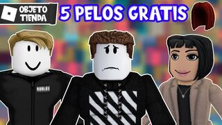 CONSIGUE 5 PELOS GRATIS en ROBLOX