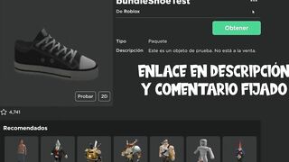 CÓMO CONSEGUIR ZAPATOS 3D *GRATIS* en ROBLOX