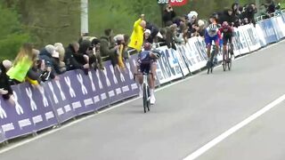 Tadej Pogacar Confronts Dylan van Baarle After Flanders Sprint Finish