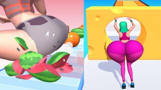 Twerk Blast  vs Twerk Race 3d - All Level NEW UPDATE Gameplay Walkthrough iOS,Android