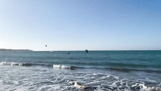 Walking on Cabarete Beach