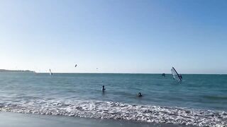 Walking on Cabarete Beach