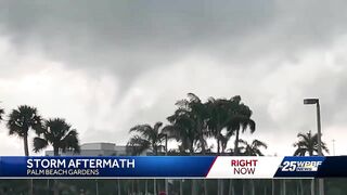 National Weather Service investigating potential tornado damage in Palm Beach Gardens