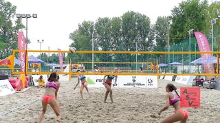 Women's Beach Volleyball Nice Winning Drops