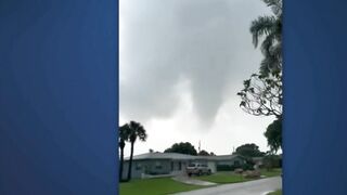 Funnel cloud spotted in northern Palm Beach County