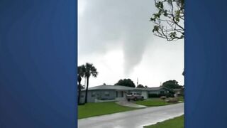 Funnel cloud spotted in northern Palm Beach County