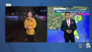 Possible tornado leaves damage in Palm Beach Gardens