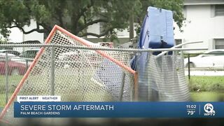 Severe storm rocks Palm Beach Gardens