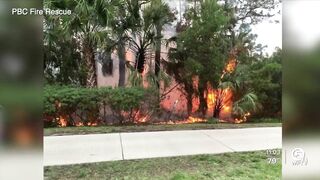 Severe storm rocks Palm Beach Gardens