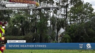 Severe storm rocks Palm Beach Gardens