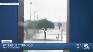 Severe storm rocks Palm Beach Gardens