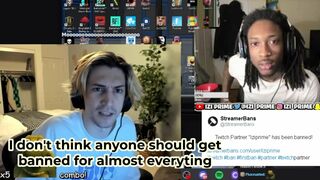 xQc gives his Thoughts on IziPrime got banned hours after his Stream Sniping Controversy