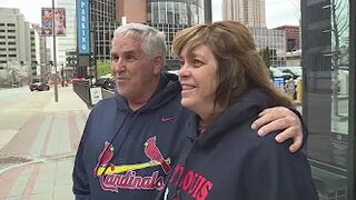 Cardinals fans travel more than 1K miles for home opener