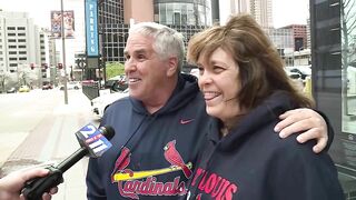 Cardinals fans travel more than 1K miles for home opener