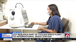 UCF doctor working with Axiom to study effects of space travel on eyesight