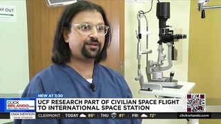UCF doctor working with Axiom to study effects of space travel on eyesight