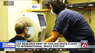 UCF doctor working with Axiom to study effects of space travel on eyesight