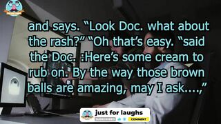 Funny dirty jokes - A bad rash and brown balls