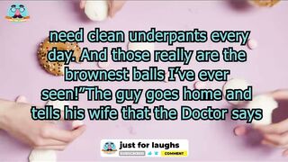 Funny dirty jokes - A bad rash and brown balls