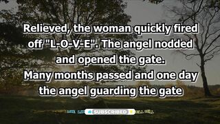 Funny joke | The wife at the gate of heaven