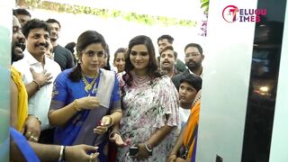 Actress Poorna had Attended Celebrity secrets New Branch Opening Ceremony In Kakinada |  Himaja