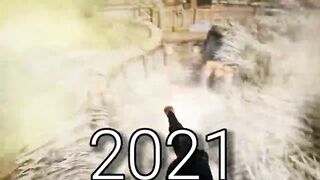 Evolution of Battle Royale games 2012-2021