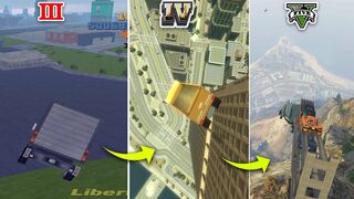 Evolution of Jumping From Highest Mountains from Truck in GTA Games ( 2001 - 2022 ) |