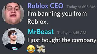 When MrBeast Buys Roblox...