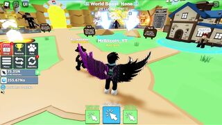 i Got the 175M Rainbow Secret Pet in Clicker Simulator! (Roblox)