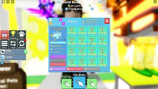 SECRET PET GIVEAWAY in Clicker Simulator (Roblox) 175M HOARDER OF LIGHT GIVEAWAY! FREE SECRET PET!