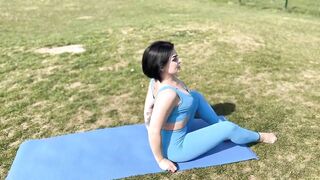 Yoga stretch Middle Splits | Stretching and Gymnastics training | Flexibility and Mobility | Flex |