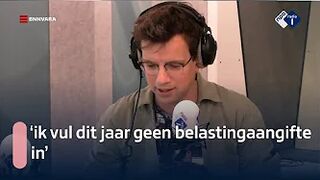 'Ik vul dit jaar geen belastingaangifte in'| NPO Radio 1