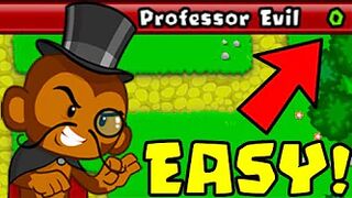 How to Beat The NEW Professor Evil Challenge in BTD Battles | Week 14 part 2