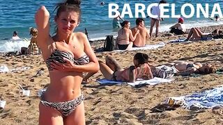 SPAIN THINGS TO DO IN Spain Beautiful Beach, Sunbathing, Enjoying, Walking 4K (Reupload Edit)