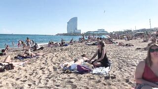 SPAIN THINGS TO DO IN Spain Beautiful Beach, Sunbathing, Enjoying, Walking 4K (Reupload Edit)