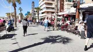 BENIDORM ???????? LEVANTE BEACH SUMMER COMING APRIL 2022 Costa Blanca SPAIN Walking Tour 4K