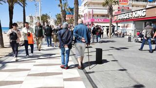 BENIDORM ???????? LEVANTE BEACH SUMMER COMING APRIL 2022 Costa Blanca SPAIN Walking Tour 4K