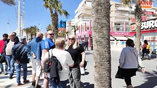 BENIDORM ???????? LEVANTE BEACH SUMMER COMING APRIL 2022 Costa Blanca SPAIN Walking Tour 4K