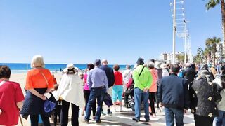 BENIDORM ???????? LEVANTE BEACH SUMMER COMING APRIL 2022 Costa Blanca SPAIN Walking Tour 4K