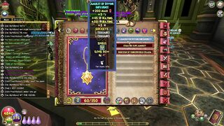 Wizard101: AMULET OF DIVINE INFLUENCE DROP! (Stream Highlight)